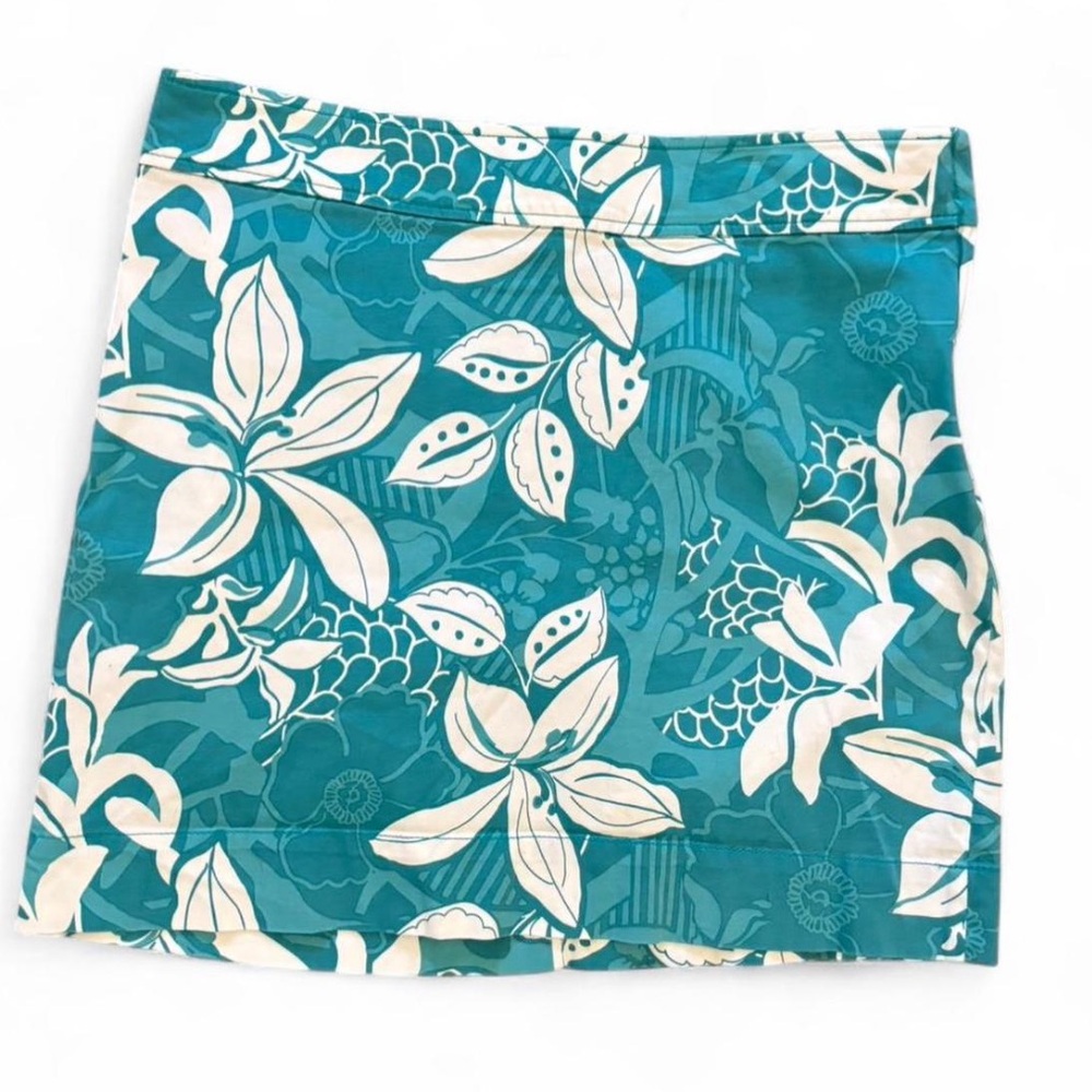 H&M blue floral  skirt
